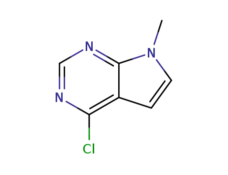 4-Chloro-7-methyl-7H-pyrrolo[2,3-d]pyrimidine 7781-10-4