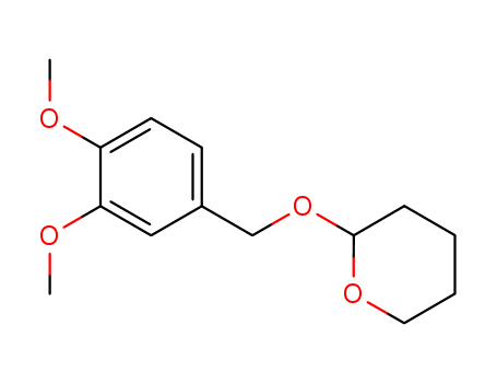 2H-Pyran, 2-[(3,4-dimethoxyphenyl)methoxy]tetrahydro-