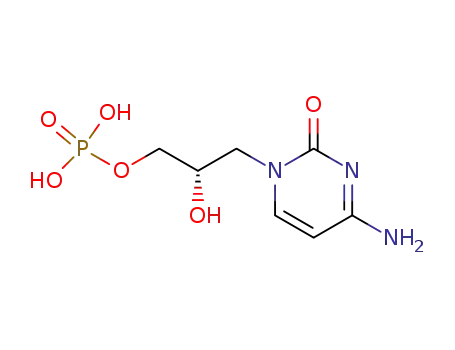 2(1H)-Pyrimidinone, 4-amino-1-[2-hydroxy-3-(phosphonooxy)propyl]-,
(S)-