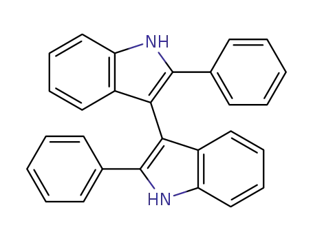 Molecular Structure of 2415-33-0 (3,3'-Bi-1H-indole,2,2'-diphenyl-)