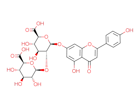 apigenin 7-O-[β-D-glucuronopyranosyl-(1->2)]-O-β-D-glucuronopyranoside