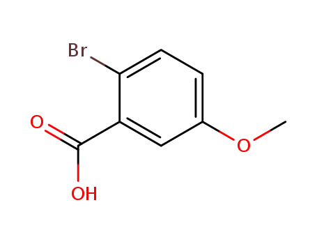 Molecular Structure of 22921-68-2 (2-BROMO-5-METHOXYBENZOIC ACID)