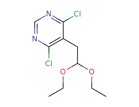4,6-dichloro-5-(2,2-diethoxyethyl)pyrimidine