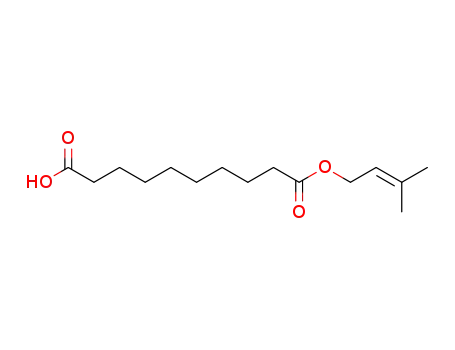 Decanedioic acid mono-(3-methyl-but-2-enyl) ester