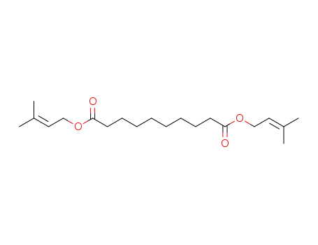 Decanedioic acid bis-(3-methyl-but-2-enyl) ester