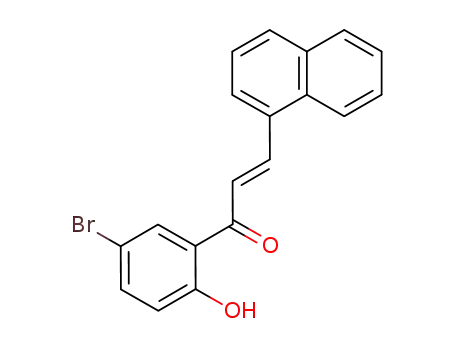 1-(5-bromo-2-hydroxyphenyl)-3-(naphthalen-1-yl)prop-2-en-1-one