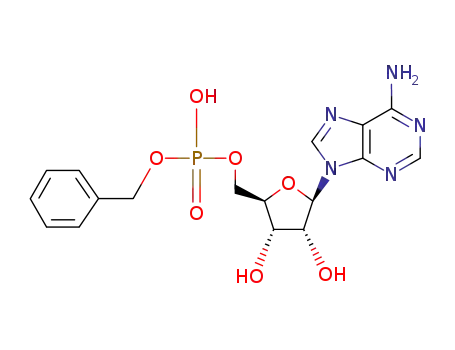 Molecular Structure of 13039-55-9 (5'-Adenylic acid, mono(phenylmethyl) ester)