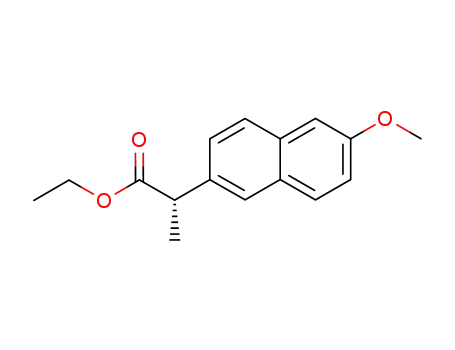 Molecular Structure of 31220-35-6 ((S)-Naproxen Ethyl Ester)
