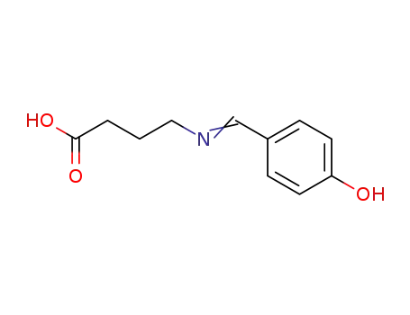 4-{[1-(4-Hydroxy-phenyl)-meth-(E)-ylidene]-amino}-butyric acid