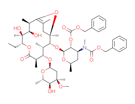 O,N-dicarbobenzoxy-N-demethylerythromycin A enol ether
