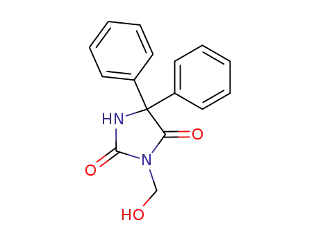 Molecular Structure of 21616-46-6 (3-(hydroxymethyl)phenytoin)