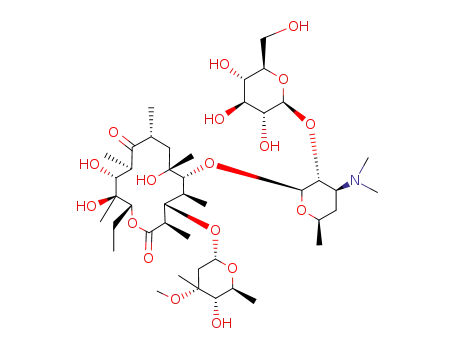 2'-[O-(β-D-glucopyranosyl)]erythromycin A