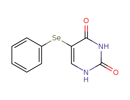2,4(1H,3H)-Pyrimidinedione, 5-(phenylseleno)-