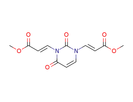 (E)-3-[3-((E)-2-Methoxycarbonyl-vinyl)-2,6-dioxo-3,6-dihydro-2H-pyrimidin-1-yl]-acrylic acid methyl ester