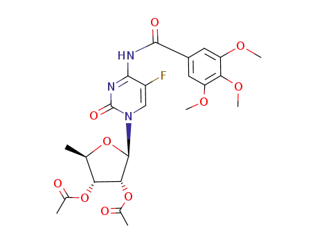 Acetic acid (2R,3R,4R,5R)-4-acetoxy-2-[5-fluoro-2-oxo-4-(3,4,5-trimethoxy-benzoylamino)-2H-pyrimidin-1-yl]-5-methyl-tetrahydro-furan-3-yl ester