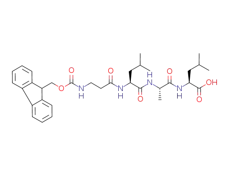 N-(9-fluorenylmethoxycarbonyl)-β-alanyl-L-leucyl-L-alanyl-L-leucine