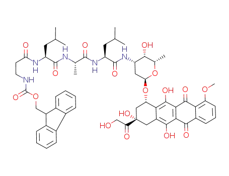 N-[N-(9-fluorenylmethoxycarbonyl)-β-alanyl-L-leucyl-L-alanyl-L-leucyl]doxorubicin