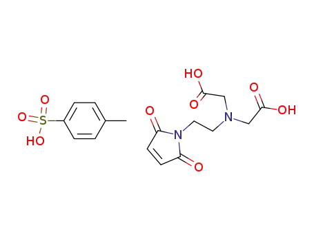 {carboxymethyl-[2-(2,5-dioxo-2,5-dihydro-pyrrol-1-yl)-ethyl]-amino}-acetic acid; compound with toluene-4-sulfonic acid