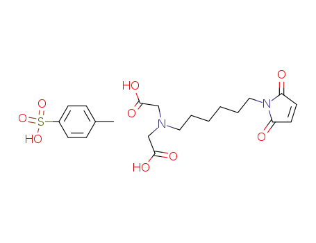 {carboxymethyl-[6-(2,5-dioxo-2,5-dihydro-pyrrol-1-yl)-hexyl]-amino}-acetic acid; compound with toluene-4-sulfonic acid