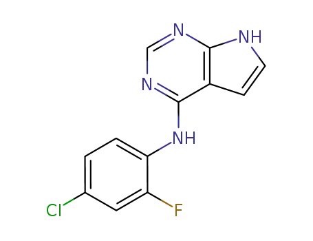 (4-chloro-2-fluoro-phenyl)-(7H-pyrrolo[2,3-d]pyrimidin-4-yl)-amine