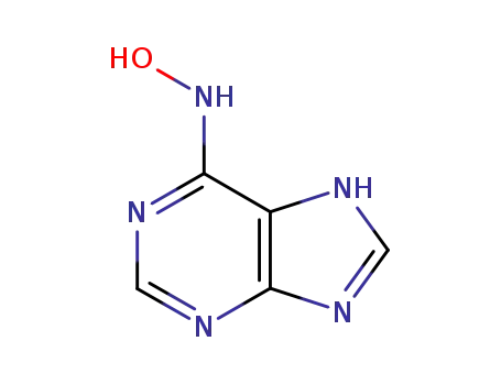 Molecular Structure of 5667-20-9 (6-N-HYDROXYLAMINOPURINE)