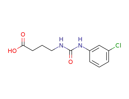 4-[3-(3-chloro-phenyl)-ureido]-butyric acid