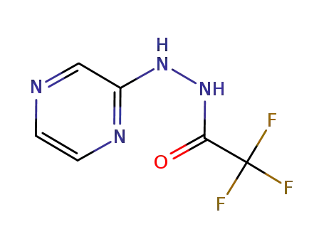 2,2,2-trifluoro-N′-(pyrazin-2-yl)acetohydrazide