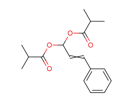 1,1-diisobutyryloxy-3-phenylprop-2-ene