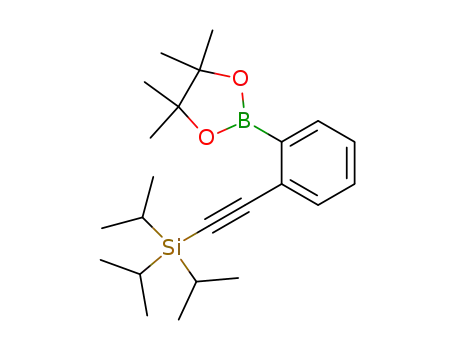 tris(1-methylethyl){[2-(4,4,5,5-tetramethyl-1,3,2-dioxaborolan-2-yl)phenyl]ethynyl}silane