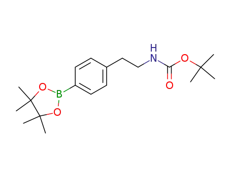 tert-butyl N-[2-[4-(4,4,5,5-tetramethyl-1,3,2-dioxaborolan-2-yl)phenyl]ethyl]carbamate