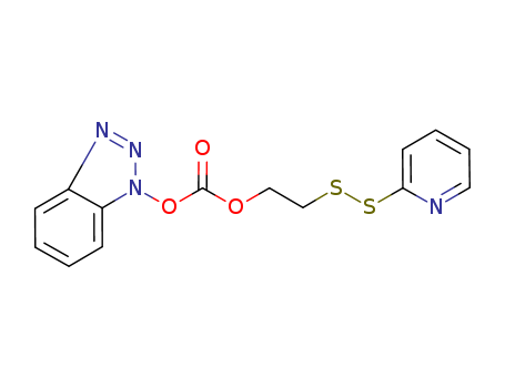 Benzo[d][1,2,3]triazol-1-yl-2-(2-(pyridin-2-yl)disulfanyl) ethyl carbonate