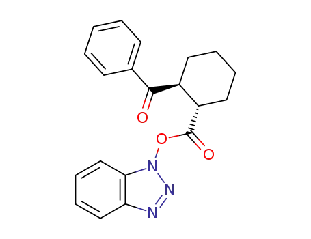 1H-benzotriazol-1-yl trans-2-benzoylcyclohexanecarboxylate