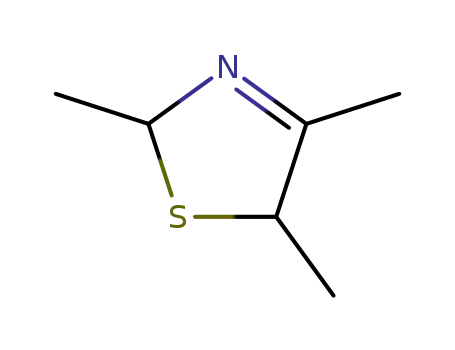 Molecular Structure of 60633-24-1 (Thiazole, 2,5-dihydro-2,4,5-triMethyl-)