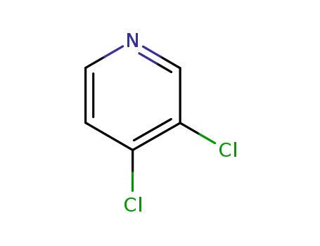 Molecular Structure of 55934-00-4 (Pyridine,3,4-dichloro-)