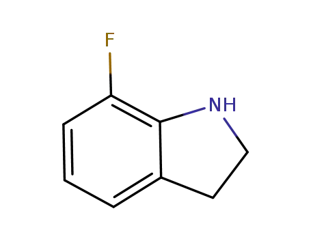 Molecular Structure of 769966-04-3 (7-FLUOROINDOLINE)
