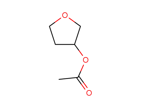 Molecular Structure of 27999-96-8 (3-Furanol, tetrahydro-, acetate)
