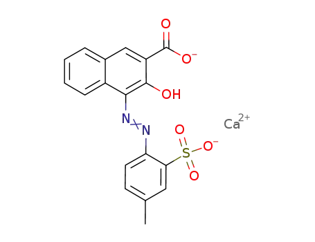 calcium bis[2-(3-carboxy-2-hydroxynaphthylazo)-5-methylbenzenesulfonate]