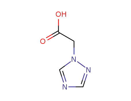 Molecular Structure of 28711-29-7 (1,2,4-TRIAZOLE-1-ACETIC ACID)