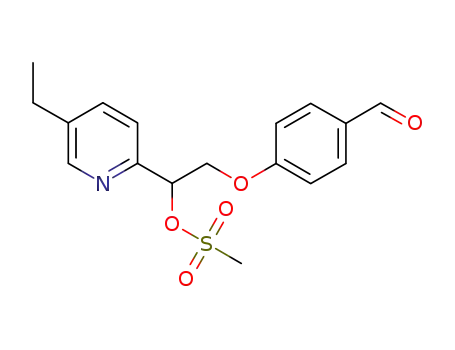 4-[2-(5-ethylpyridin-2-yl)-2-mesylethoxy]benzaldehyde