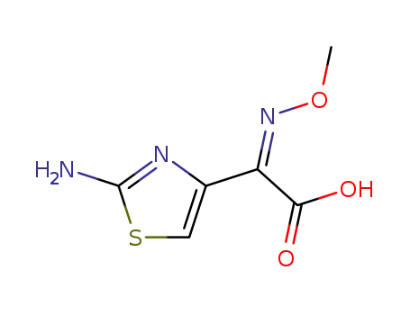 Molecular Structure of 65872-41-5 (2-(2-Aminothiazole-4-yl)-2-methoxyiminoacetic acid)