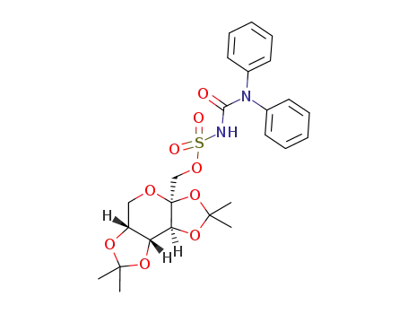 N-[(diphenylamino)carbonyl]-2,3:4,5-bis-O-(1-methylethylidene)-β-D-fructopyranose sulfamate