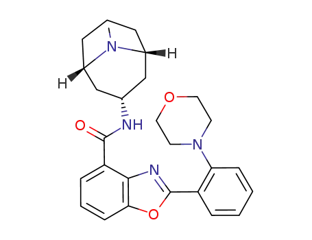 endo-N-(9-methyl-9-azabicyclo[3.3.1]non-3-yl)-2-(2-morpholinophenyl)benzoxazole-4-carboxamide