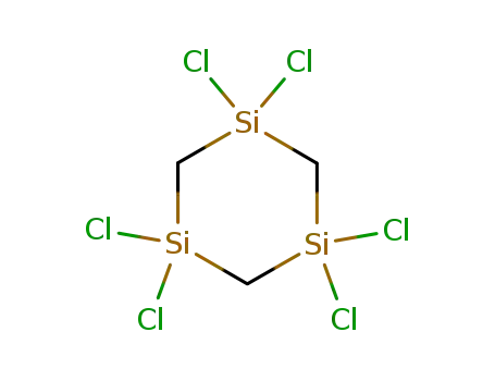 Molecular Structure of 16538-69-5 (1,3,5-Trisilacyclohexane, 1,1,3,3,5,5-hexachloro-)