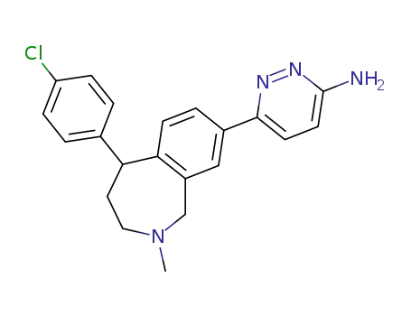 6-(5-(4-chlorophenyl)-2-methyl-2,3,4,5-tetrahydro-1H-benzo[c]azepin-8-yl)pyridazin-3-amine