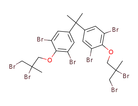 2,2-bis[3,5-dibromo-4-(2,3-dibromo-2-methylpropoxy)phenyl]propane