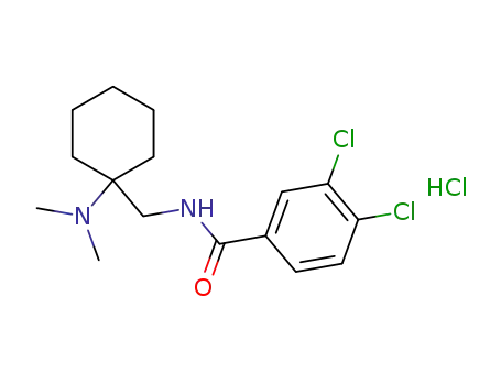 1-(3,4-dichlorobenzamidomethyl)-cyclohexyldimethylamine hydrochloride
