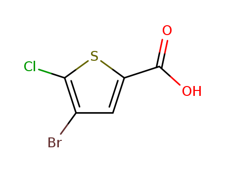 4-broMo-5-chlorothiophene-2-carboxylic acid