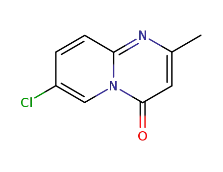 Molecular Structure of 64500-18-1 (7-chloro-2-methyl-pyrido[1,2-a]pyrimidin-4-one)