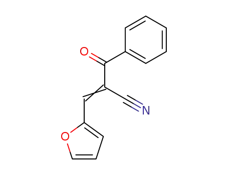 Molecular Structure of 61222-94-4 (Benzenepropanenitrile, a-(2-furanylmethylene)-b-oxo-)