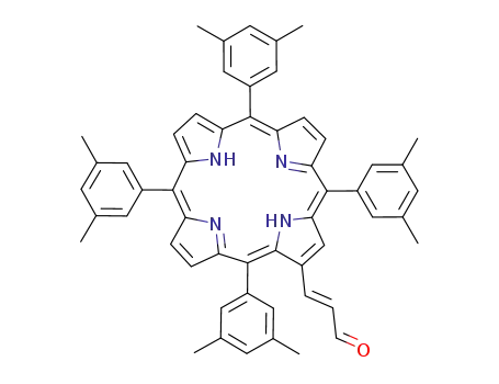 (E)-3-[5,10,15,20-tetrakis(3,5-dimethylphenyl)porphyrin-2-yl]-2-propenal